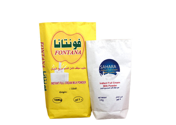 Sacchetti di carta industriali standard per uso alimentare GMP per latte in polvere