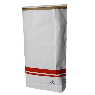 Imballaggio incollato 3 strati 25kg 50kg Kraft Borse termosaldate personalizzate