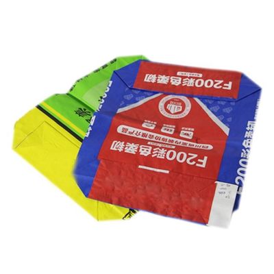 Fondo quadrato dei sacchetti di carta Kraft multiparete della manica incollata