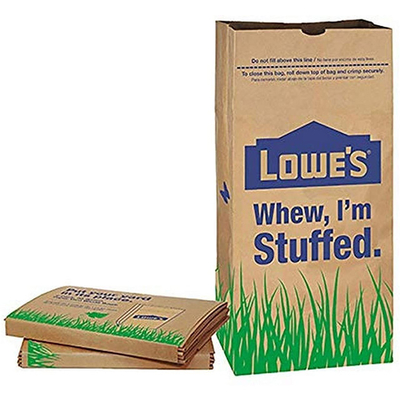 i sacchi di carta grande 70g extra del prato inglese 30Gallons sta sulle borse di rifiuti di carta di Multiwall