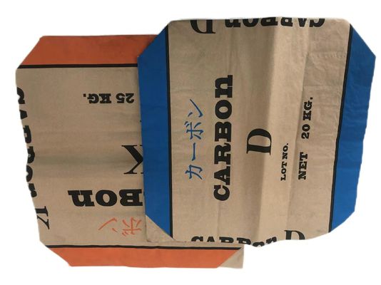 Sacchetto di carta resistente all'umidità a più pareti imballaggio impermeabile per alimenti