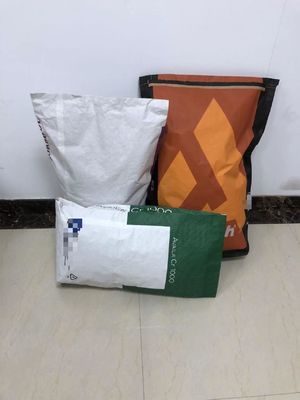 Accetta sacchetti di carta a fondo pizzicato personalizzati da 25 kg con disegno personalizzato