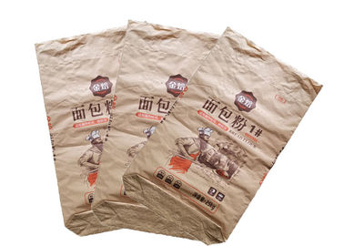 20kg 25kg 120gsm ha laminato i sacchi di carta di Kraft