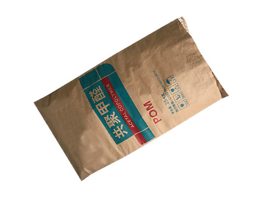 I sacchi di carta 20kg 25kg di Kraft riciclati dimensione su ordinazione hanno incollato i sacchi di carta di Multiwall