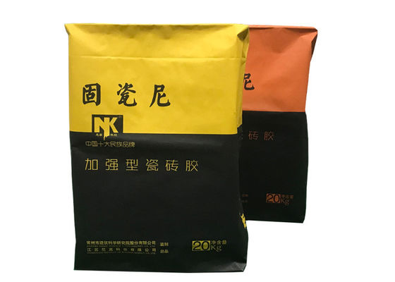 sacchi di carta di 4ply Multiwall Kraft per la polvere resistente del mastice dell'acqua