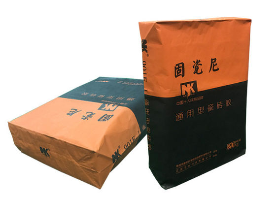 sacco di carta d'imballaggio del cemento di carta kraft delle borse 50kg del cemento della valvola della carta kraft di 25kg
