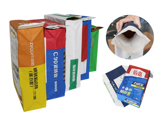 Commestibile d'imballaggio di protezione dell'umidità della borsa 10Kg 25kg 50kg Multiwall della farina di frumento di carta kraft