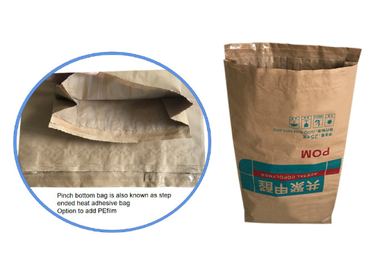 20kg 25kg ha incollato di latte in polvere dell'amido della farina dei sacchi di carta di Multiwall della valvola