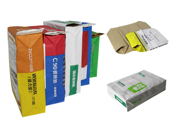 imballaggio di plastica della piastrella di ceramica della borsa della valvola della carta kraft della borsa del cemento 25kg