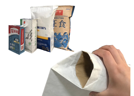 Sacchi di carta 15kg 20kg 25kg di Clay Granular Absorbent Pasted Valve Multiwall