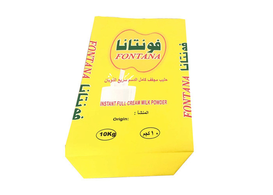 I sacchi di carta multiparete per uso alimentare in polvere di latte accettano dimensioni personalizzate 20 kg 25 kg