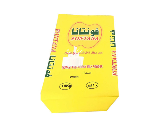 20kg 25kg 3 strati che il pe ha allineato i multi sacchi della carta di parete per latte in polvere l'imballaggio
