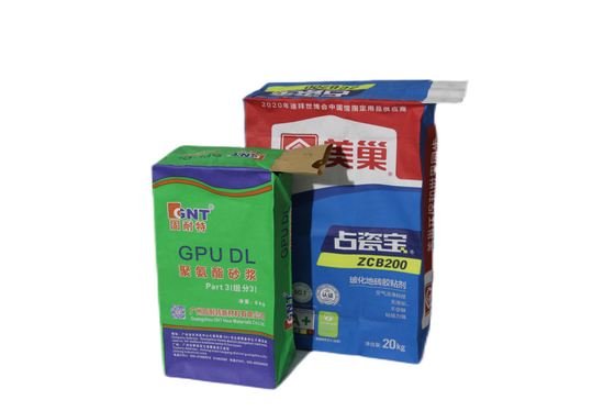 20 kg sacchetto di carta per valvole ad alta resistenza con taglia e stampa personalizzate