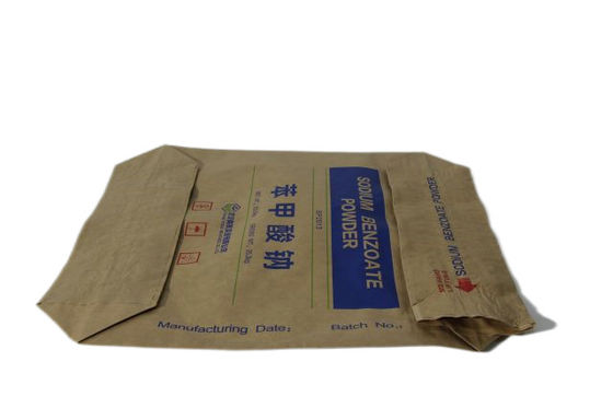 Sacchi industriali a valvola in carta da 25 kg con chiusura