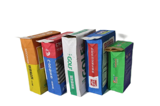 20 kg sacchetto di carta per valvole ad alta resistenza con taglia e stampa personalizzate