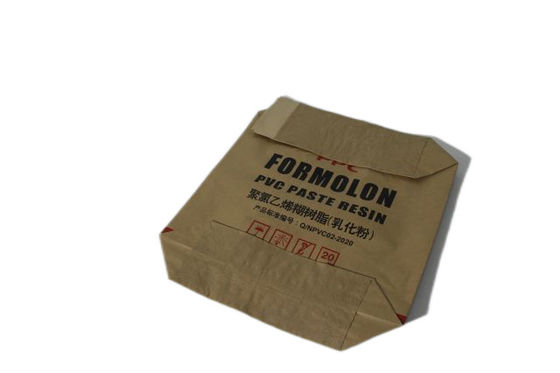 il cemento dell'imballaggio di 25kg 50kg Kraft insacca l'impermeabilizzazione di carta della borsa della valvola