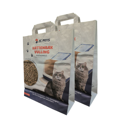 L'abitudine ISO9001 ha stampato i sacchi di carta biodegradabili per Cat Litter Packaging