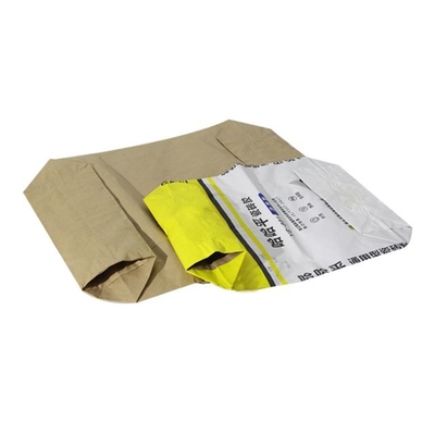 Facile apertura e riempimento di sacchi di carta a parete multipla con valvola incollata 25 kg per cemento