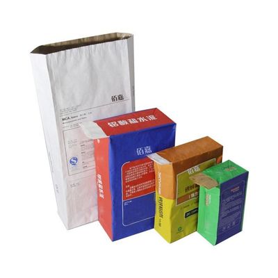 20kg 25kg Cement Bag Multi Wall Sacchi di carta Imballaggio in plastica per piastrelle di ceramica