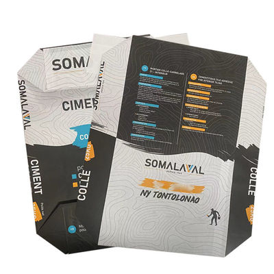 20kg 25kg Cement Bag Multi Wall Sacchi di carta Imballaggio in plastica per piastrelle di ceramica