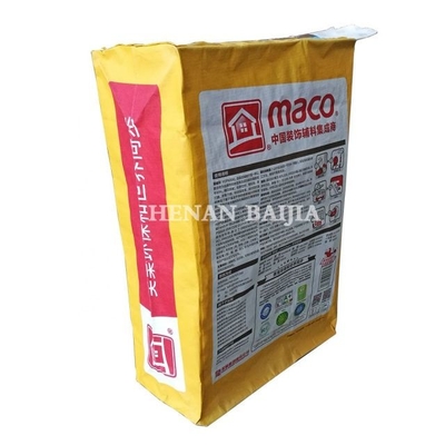 la borsa 20kg 25kg della carta kraft di 25kg ha personalizzato la borsa dell'imballaggio della farina di carta kraft