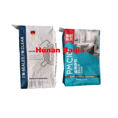 Sacchi di carta su misura di Multiwall Kraft del cemento per il materiale da costruzione della piastrella di ceramica