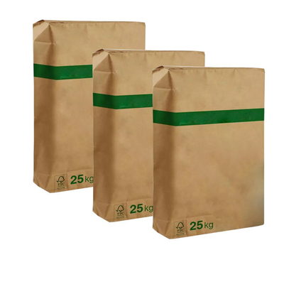 Borsa durevole dei sacchi di carta m. Folded Industrial Packaging di Multiwall sostenibile