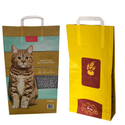 La stampa su ordinazione 6L 10L ha saldato a caldo Cat Litter Bags Wear Resistance biodegradabile