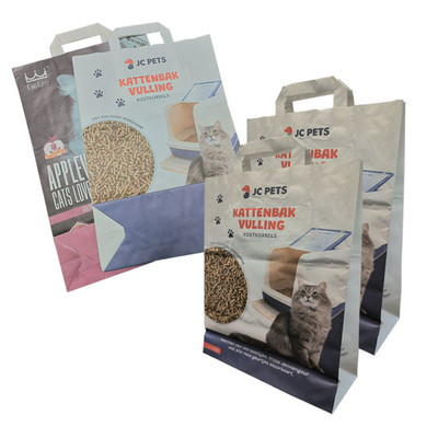 Accetti le borse d'imballaggio su ordinazione della carta kraft di 6L 10L 12L termosaldate