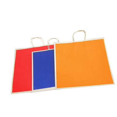 Sacchi di carta multiparete da 25 kg con corda di cotone / corda in pp / manico in carta attorcigliata