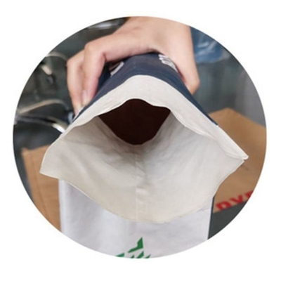 materiale durevole bianco o marrone dei sacchi di carta della valvola 25kg per imballare