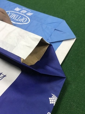 Sacchetti di carta multiparete con valvola incollata impermeabile riutilizzabile multiuso