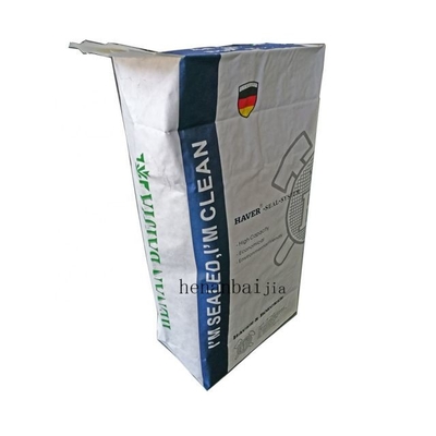 Borsa impermeabile personalizzabile della valvola di carta kraft di 20kg 50kg che imballa per il cemento
