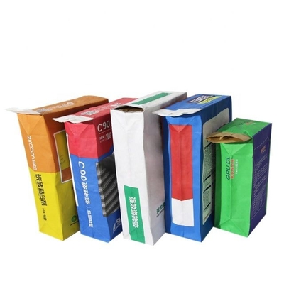 sacchi di carta di Multiwall Kraft dei fertilizzanti chimici di 25kg 50kg che impermeabilizzano 20kg