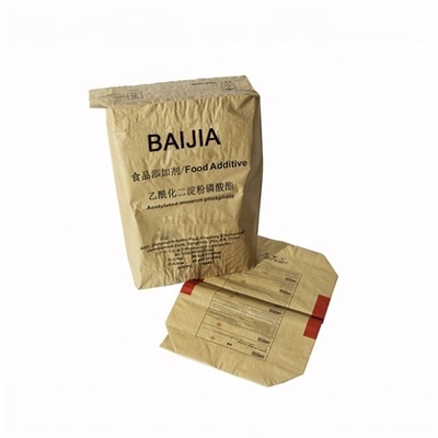 sacchi della valvola stampati abitudine della carta kraft di 15kg 20kg Multiwall per il pacchetto della carta del cemento