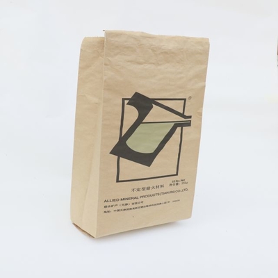 Sacchi di carta d'imballaggio agricoli della valvola della farina di frumento dei sacchi di carta bianchi sicuri di Kraft dell'alimento