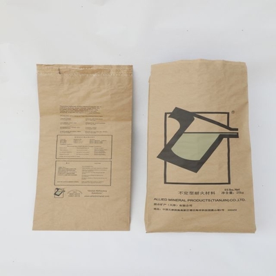 3 pieghe a più strati di Brown della carta kraft della borsa di dimensione e stampa su misura amichevoli di Eco