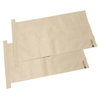 Sacchi di carta multiparete a bocca aperta cuciti stampati da 20 kg con logo personalizzato