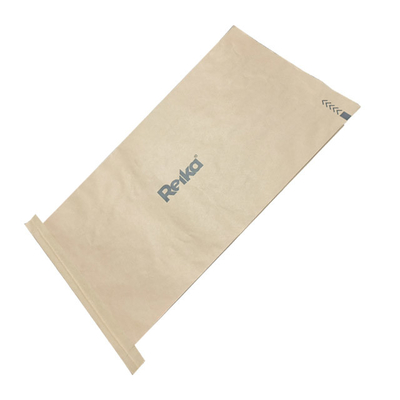 Sacchetti di carta multiparete a bocca aperta cuciti per alimenti 20 kg