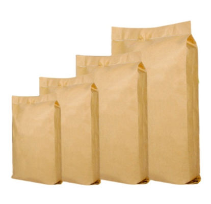 Sacchetti di carta a fondo a strisce stampati con pareti multiple con spessore personalizzato