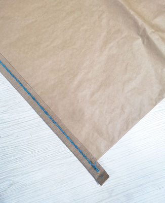 Sacchetti di carta da parete di 25 kg con rivestimento resistente all' umidità