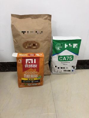 Sacchetti di carta kraft multiwall personalizzati per mangimi per animali / imballaggi additivi