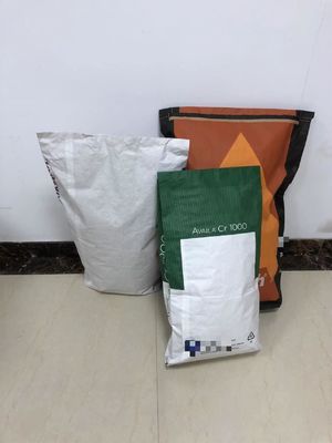 Accetta sacchetti di carta a fondo pizzicato personalizzati da 25 kg con disegno personalizzato
