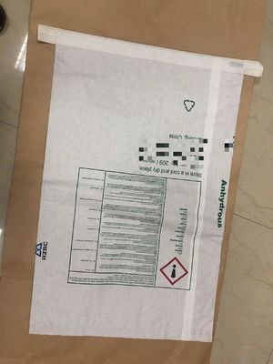 Sacchetti di carta multipareti con bocca aperta e cucita su misura per mangimi e additivi