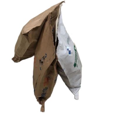 Imballaggio 20 kg Sacchetti di carta da cucire con logo personalizzato per la soluzione di imballaggio