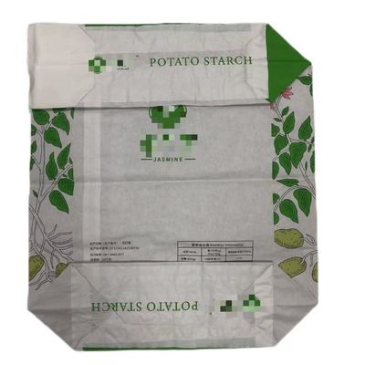Tipo di valvola su misura Sacchetto di carta a pareti multiple Imballaggio industriale Amido con laminazione