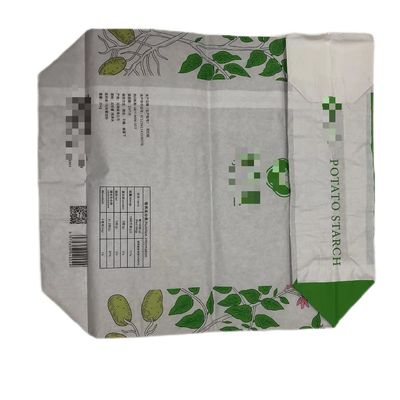 Tipo di valvola su misura Sacchetto di carta a pareti multiple Imballaggio industriale Amido con laminazione