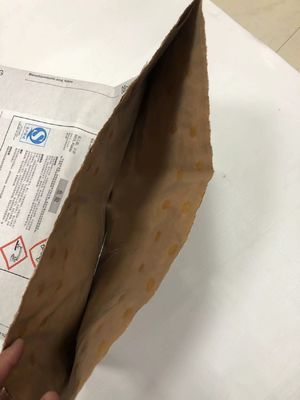25 kg Sacchetti di carta a pareti multiple Con fondo quadrato bocca aperta per imballaggi chimici