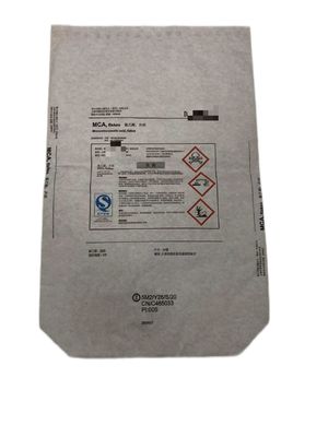 25 kg Sacchetti di carta a pareti multiple Con fondo quadrato bocca aperta per imballaggi chimici