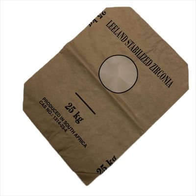 Pasted Valve Multiwall Paper Bags with 10kg to 50kg Capacity Made from Multilayer Food Grade Kraft Paper for Enhanced Tear Resistance
